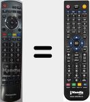 Replacement remote control for N2QAYB000116