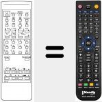 Replacement remote control for RC-Q