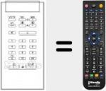 Replacement remote control for RCT3707C (925TX0392)