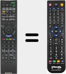Replacement remote control for RM-GD 010 (148771613)