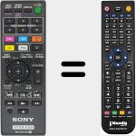 Replacement remote control for RM-AMU141 (149001411)