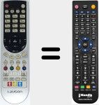 Replacement remote control for MD111