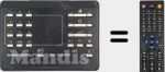Replacement remote control for TP360 (296220350100)