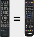 Replacement remote control for WC-SB1 (72799183)