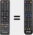 Replacement remote control for AA59-00666A