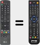 Replacement remote control for AKB72915206