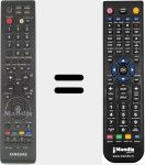 Replacement remote control for BN59-00582A