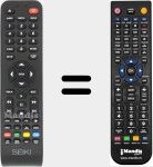 Replacement remote control for BR01