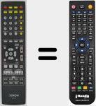Replacement remote control for RC1115 (963307002890D)