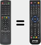 Replacement remote control for H001
