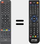 Replacement remote control for H003