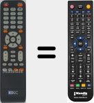 Replacement remote control for KC-3913