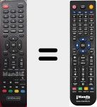 Comandament a dist&agrave;ncia substitut de TKS65SM01