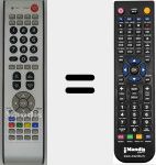 Replacement remote control for LCD4230