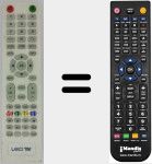 Replacement remote control for Led002