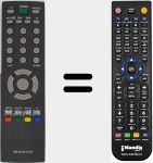 Replacement remote control for MKJ37815702