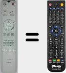 Replacement remote control for RC001MS