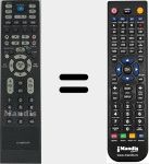 Replacement remote control for MI-671090010S