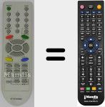Replacement remote control for MI-6710V00090A