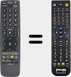 Replacement remote control for MI-AKB69680437