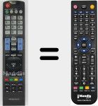 Replacement remote control for MI-AKB72914210-221