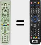 Replacement remote control for XBox 360 Universal Media Remote (XBOX360-Universal)