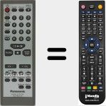 Replacement remote control for N2QAYB000109