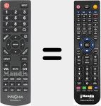 Replacement remote control for NS-RC4NA-14