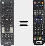 Replacement remote control for NS-RC4NA-16
