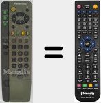 Replacement remote control for EUR511200