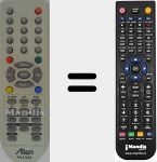 Replacement remote control for PR37020