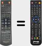 Replacement remote control for PRC-129E