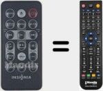 Replacement remote control for R-ES6113