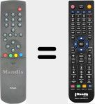 Replacement remote control for RC-N2A