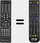 Replacement remote control for REMCON1465