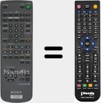 Replacement remote control for RM-SV4800