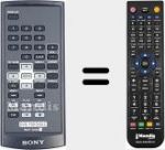 Replacement remote control for RMT-D194