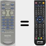 Replacement remote control for FXTB