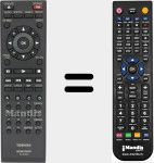 Replacement remote control for SE-R0285