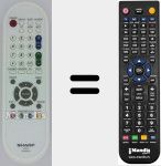 Replacement remote control for GA626WJSA
