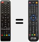 Replacement remote control for SLE 1958