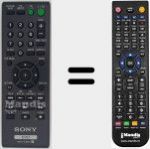 Replacement remote control for RMT-D187A (148700511)