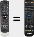 Replacement remote control for CT90366