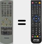 Replacement remote control for WC-FM2