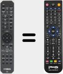 Replacement remote control for RAS2 (ZG936400)