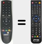 Replacement remote control for Echostar003
