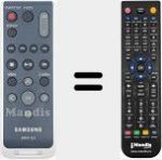 Replacement remote control for BRMD3 (AD5900148A)