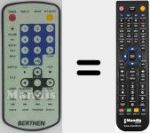 Replacement remote control for BER001