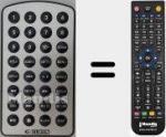 Replacement remote control for CUR001