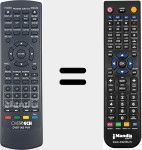Replacement remote control for DVBT065PVR